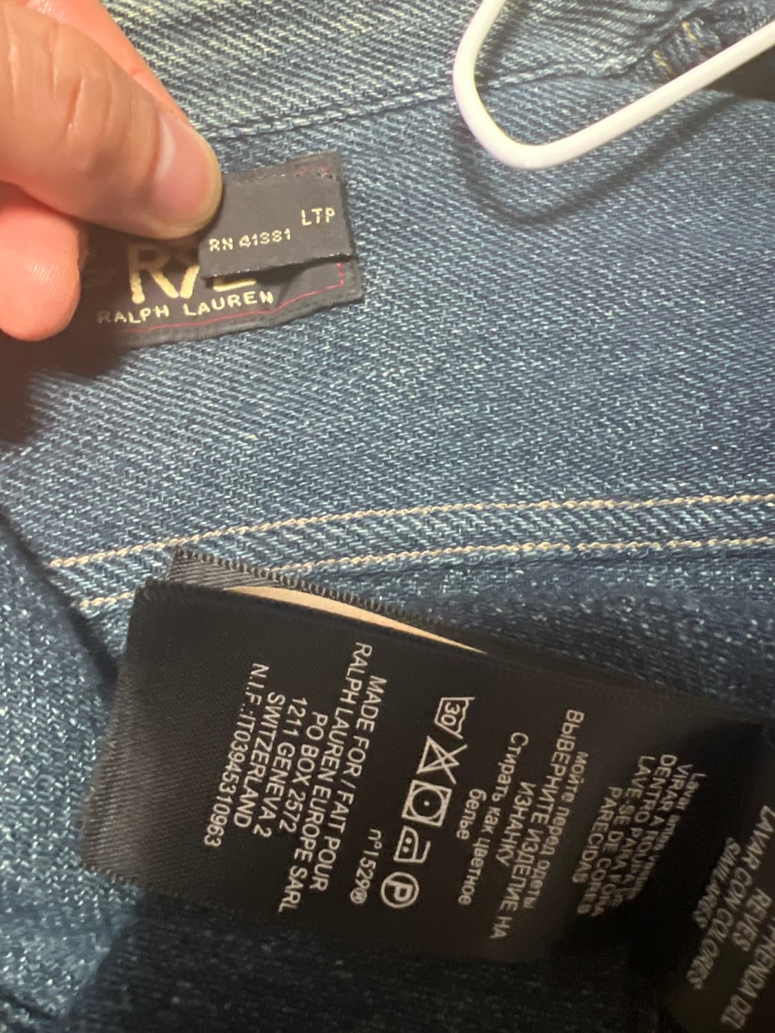 더블알엘 구형 데님셔츠 RRL Double Indigo Early2010 상품이미지4