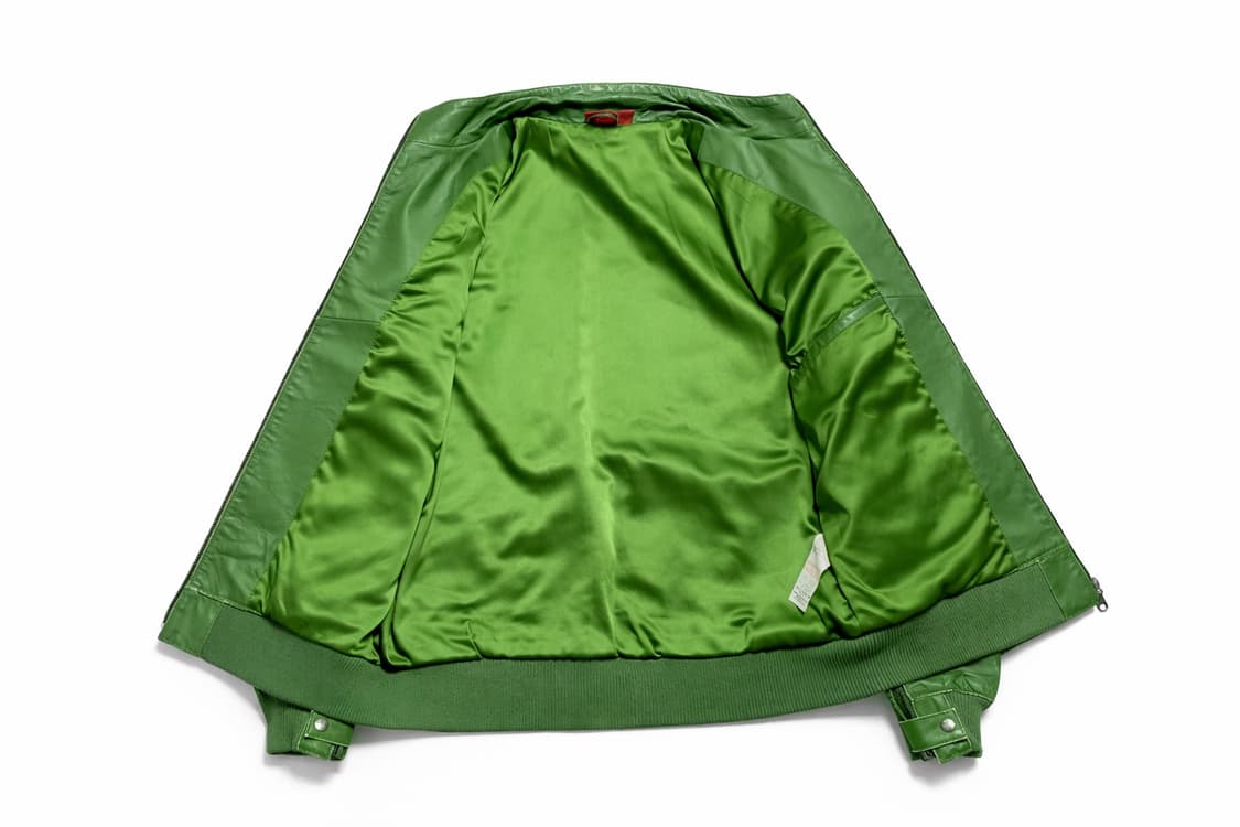 00s 독일 빈티지 y2k 푸마 500cc 8볼 레이싱 리얼 레더 자켓 상품이미지3