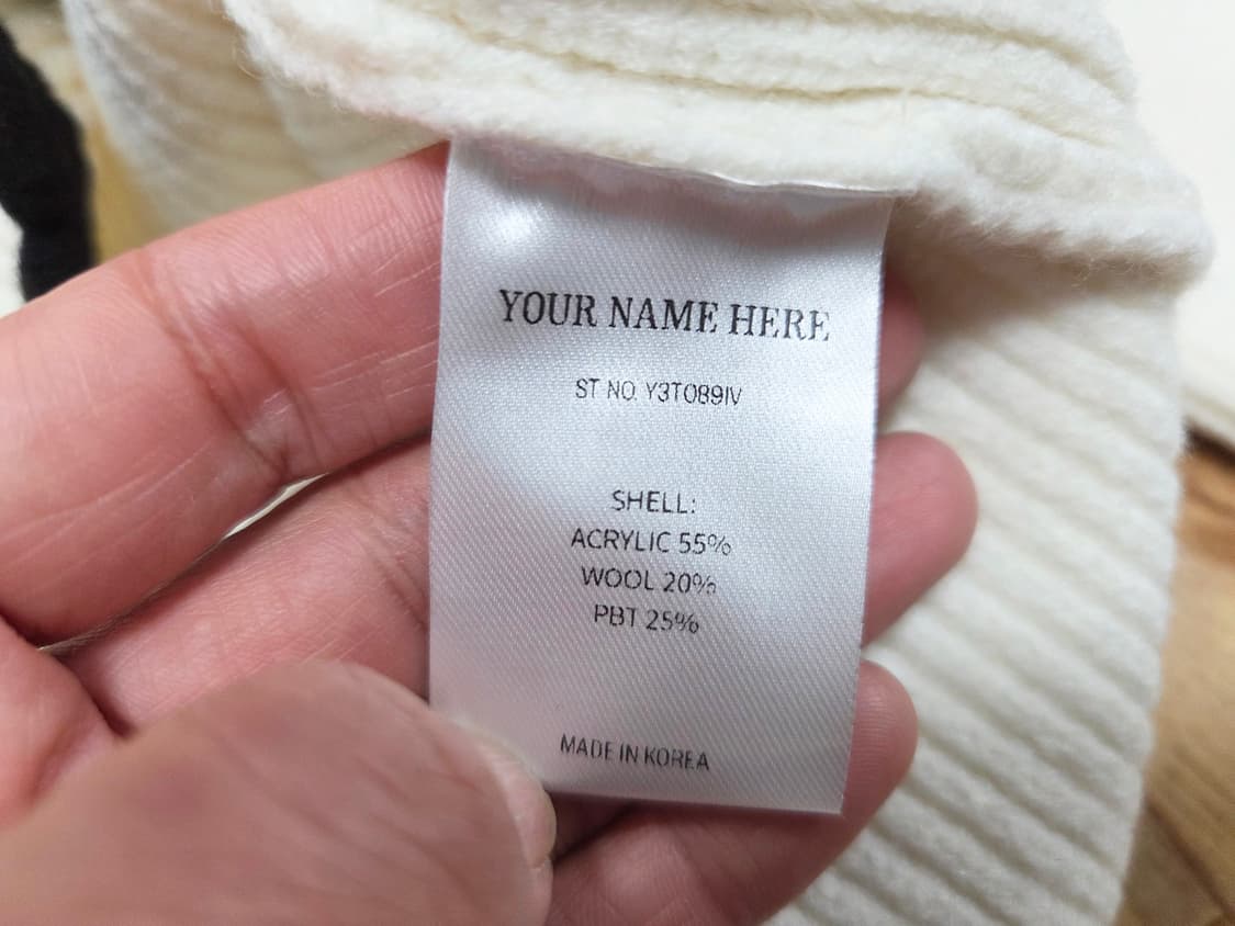 유어네임히얼(Your name here) 리본이가디건 프리사이즈 새상품 상품이미지8