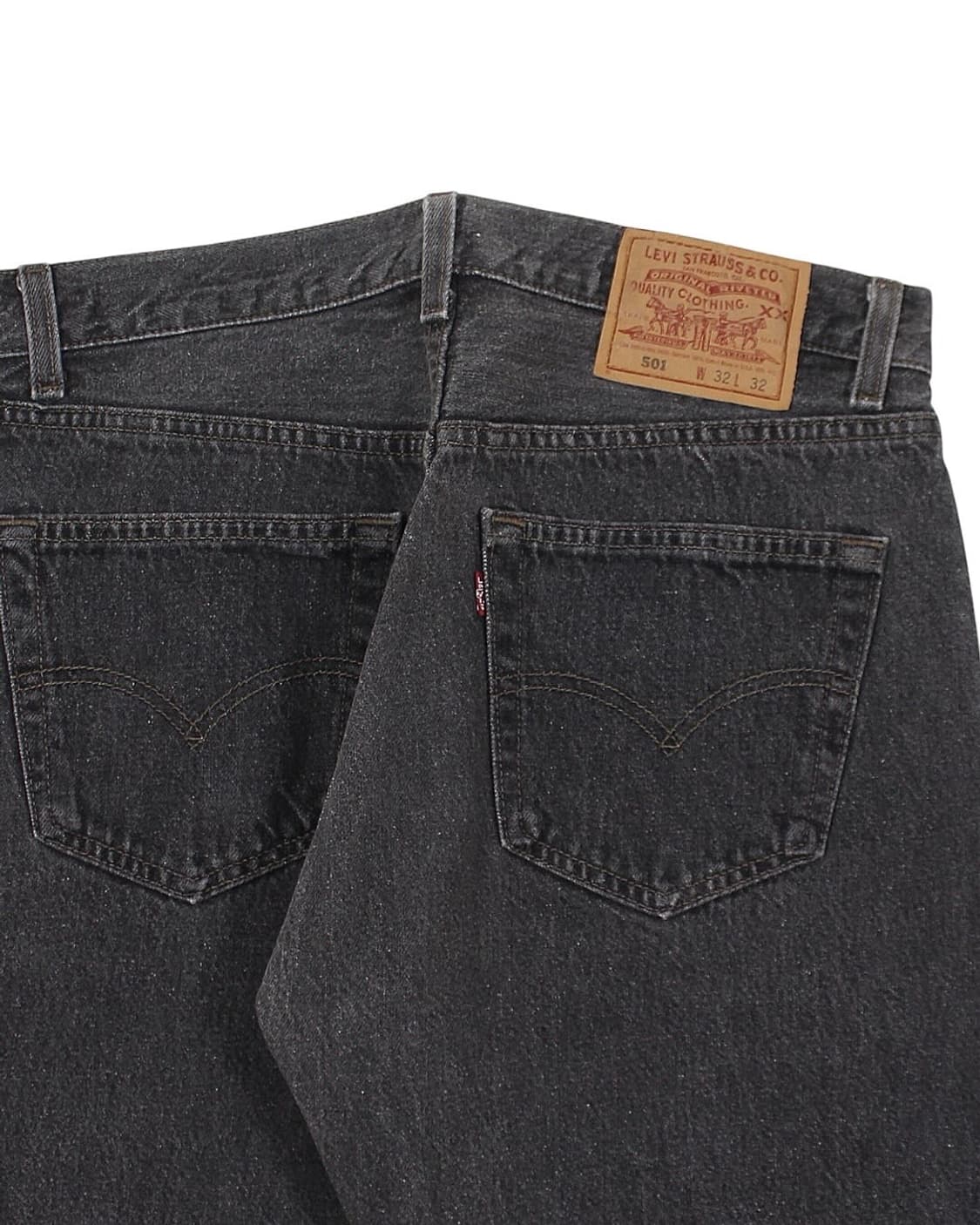 1995 USA 리바이스 501-0658 흑청 데님 팬츠 빈티지 미국제 상품이미지3
