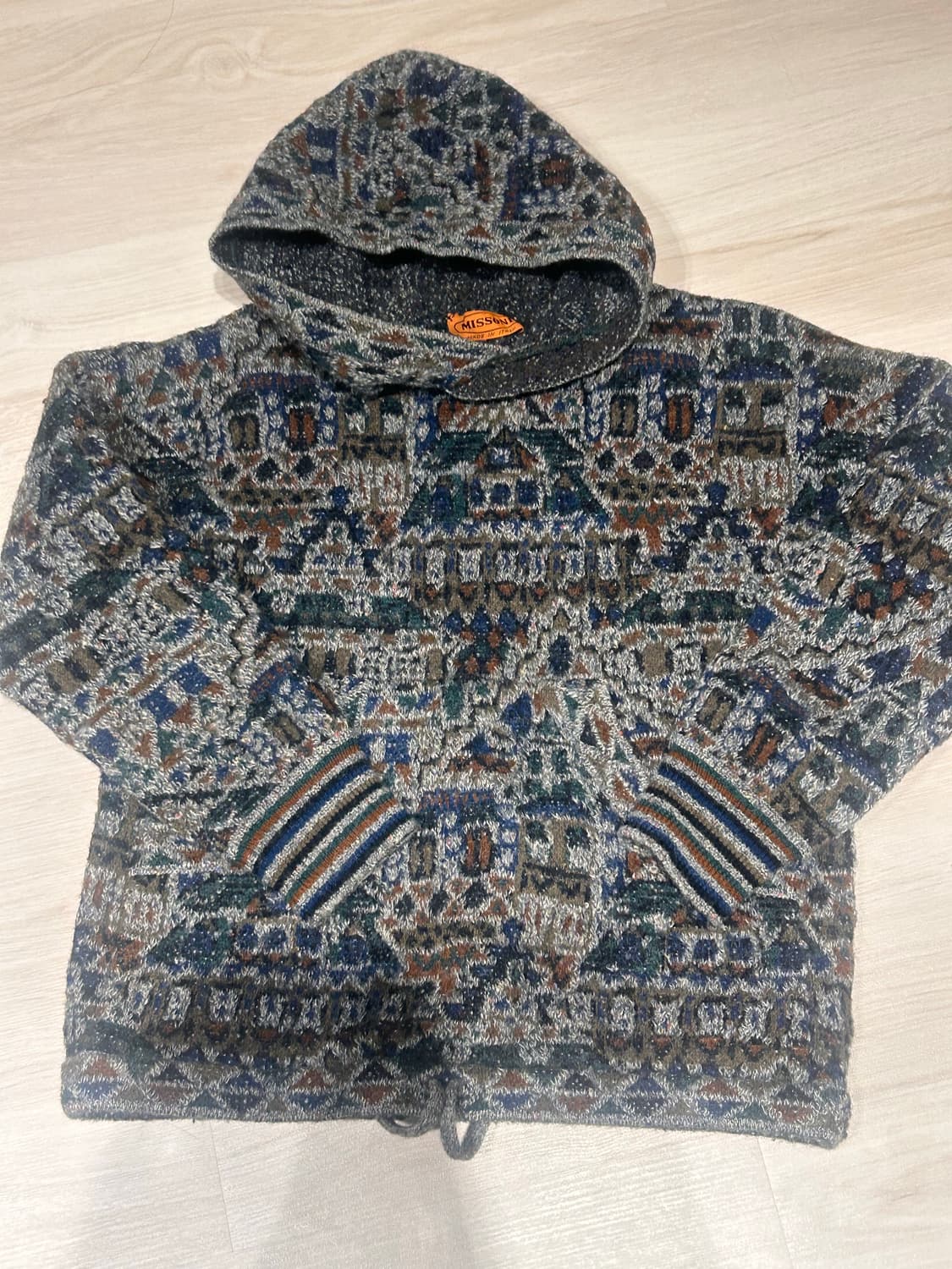 미쏘니 니트 후드티 상품이미지1