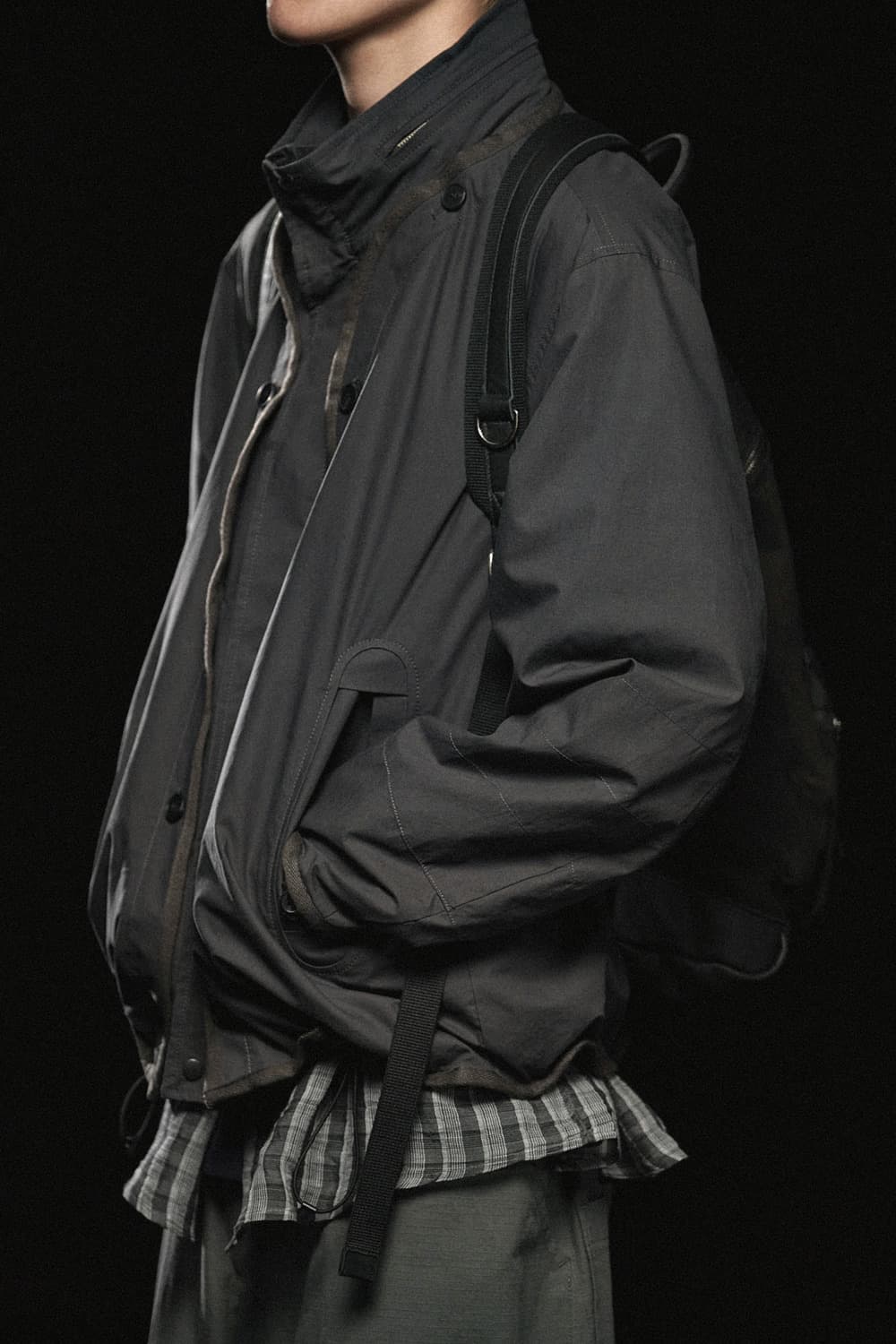 Reverse m65 jacket charcoal 상품이미지5