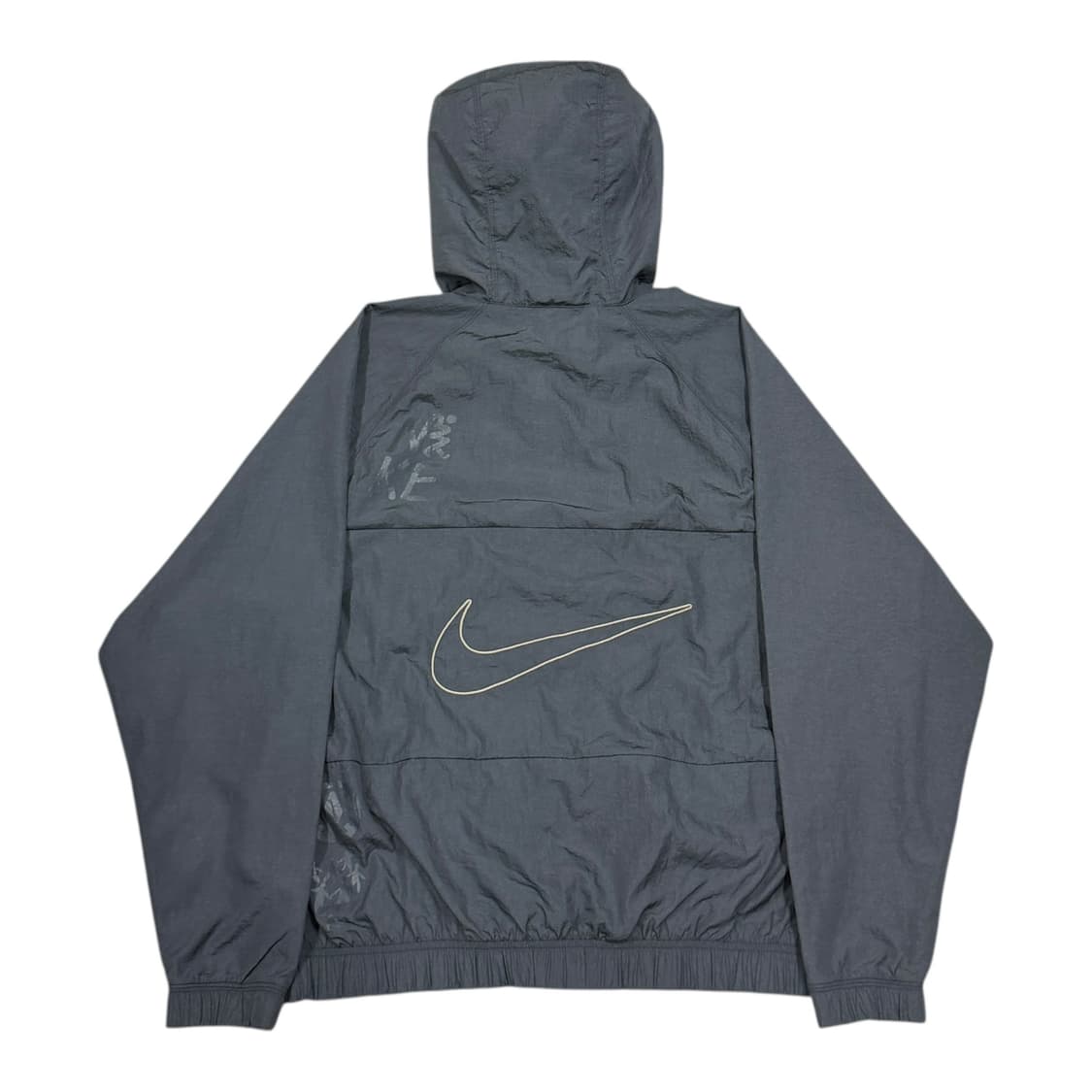 나이키 스우시 우븐 바람막이 나일론 자켓 그레이 M 상품이미지3