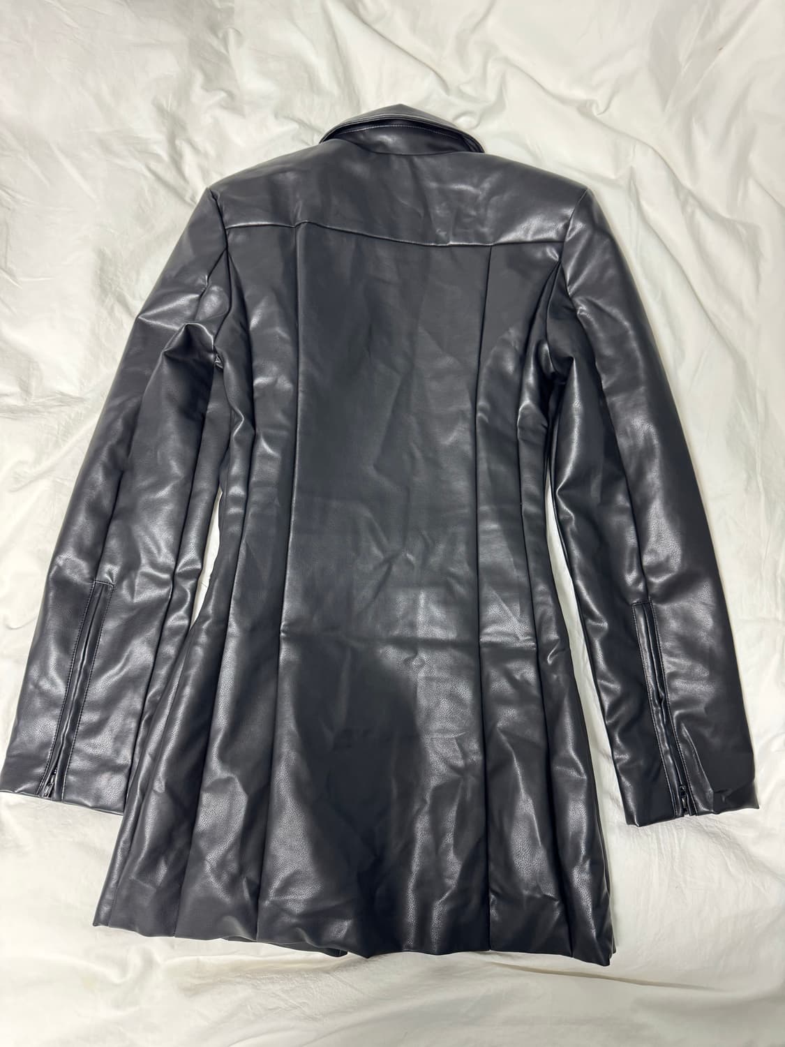 KHY 레더 미니 드레스 상품이미지2