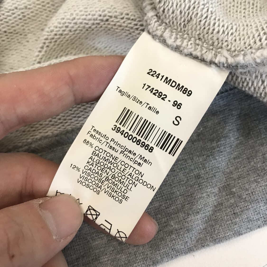 MSGM 밀라노 로고 라운드 티 [S] 상품이미지5