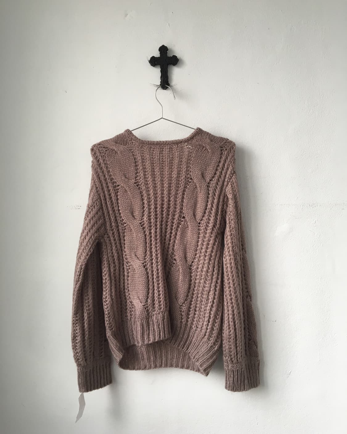 cable pattern knit 상품이미지3