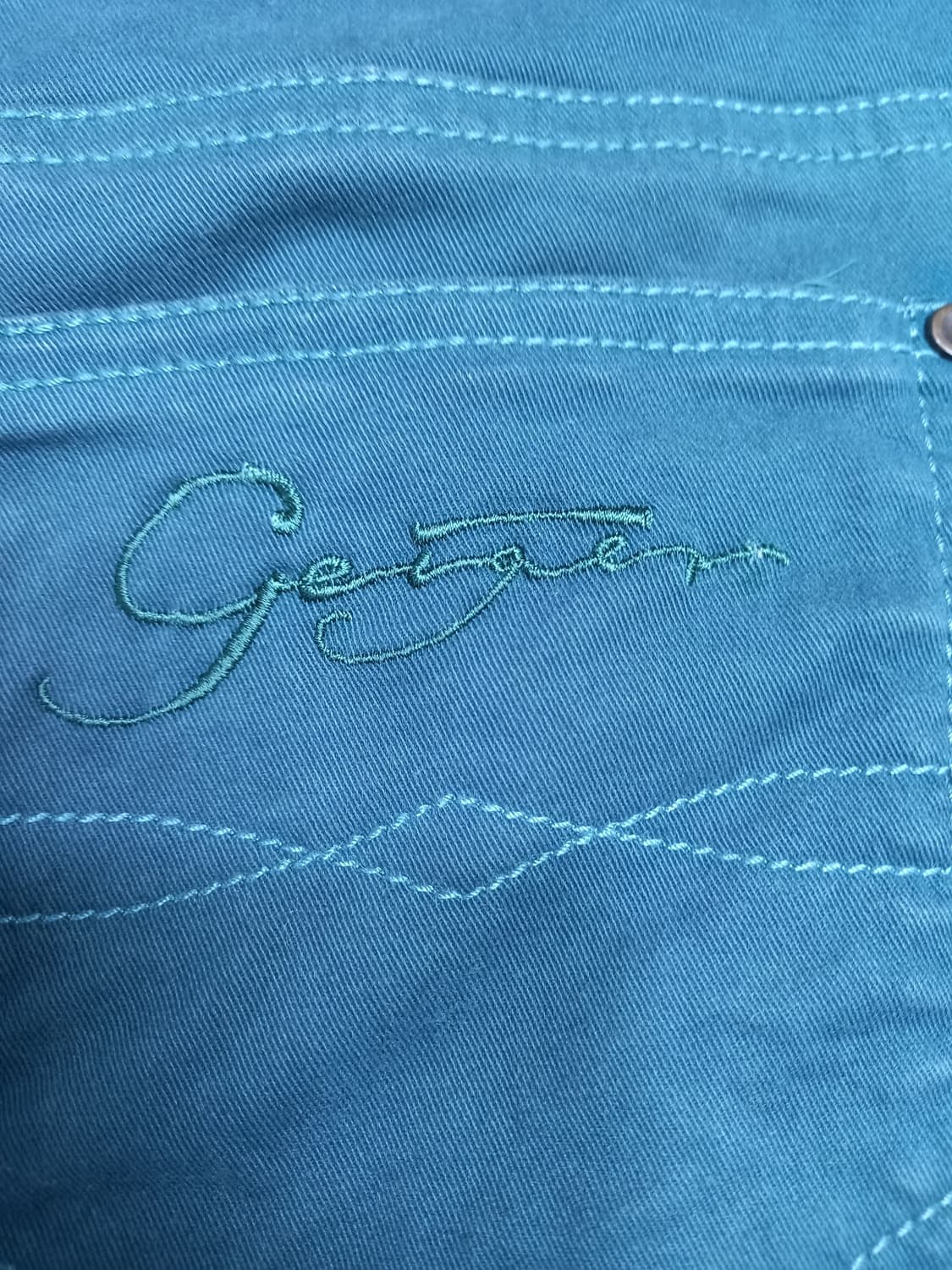 31 GEIGER 스판 슬림일자 치노 다크그린 31-526 상품이미지5