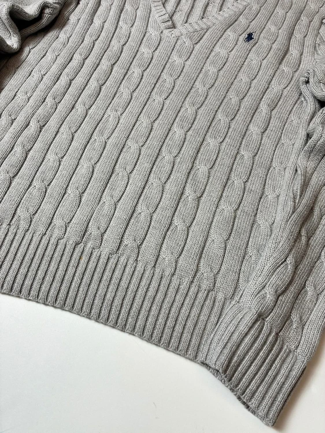 폴로 랄프로렌 큐알 신형 꽈배기 코튼 니트 PN8071 상품이미지4