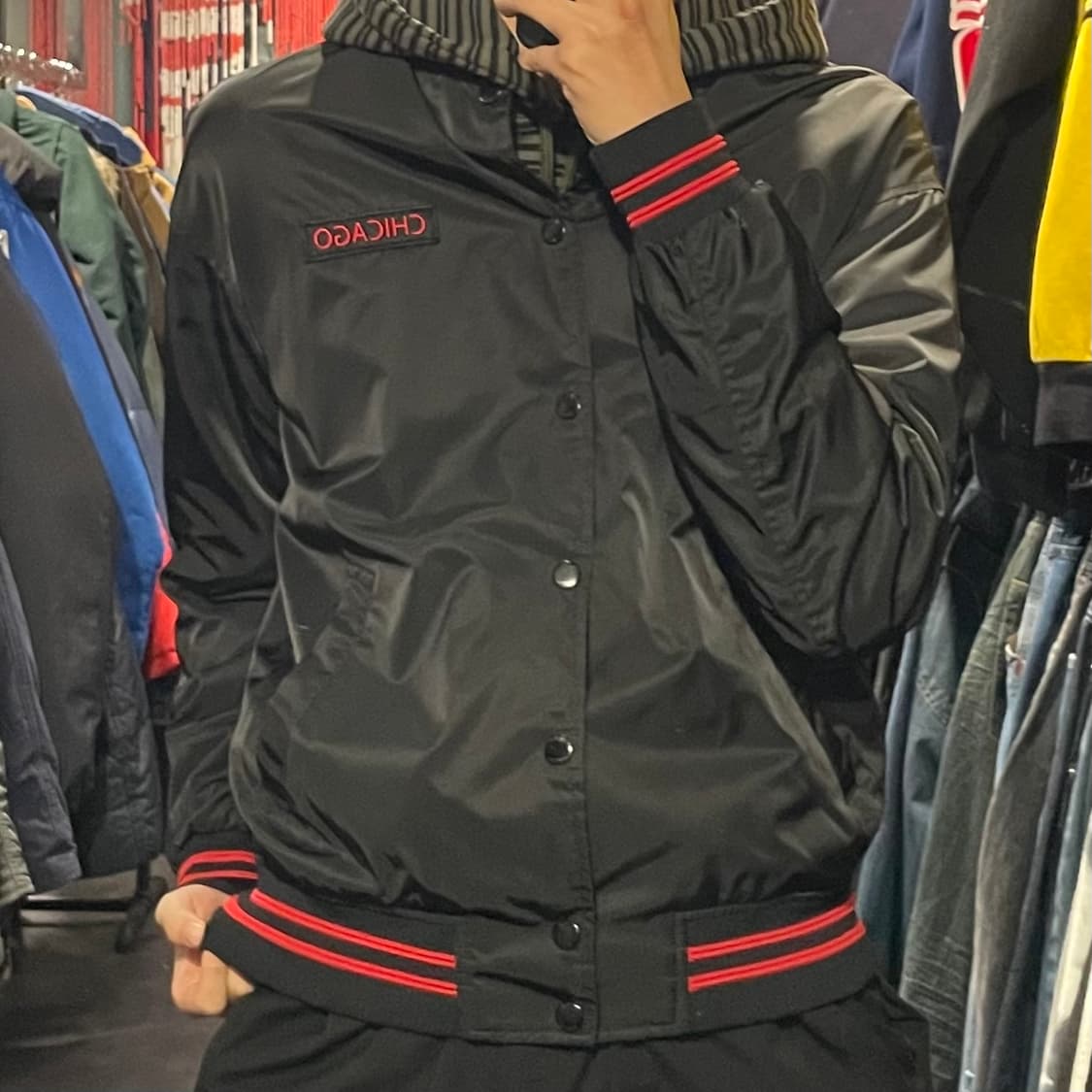 [IM] NBA 시카고 블랙 코치자켓 상품이미지2