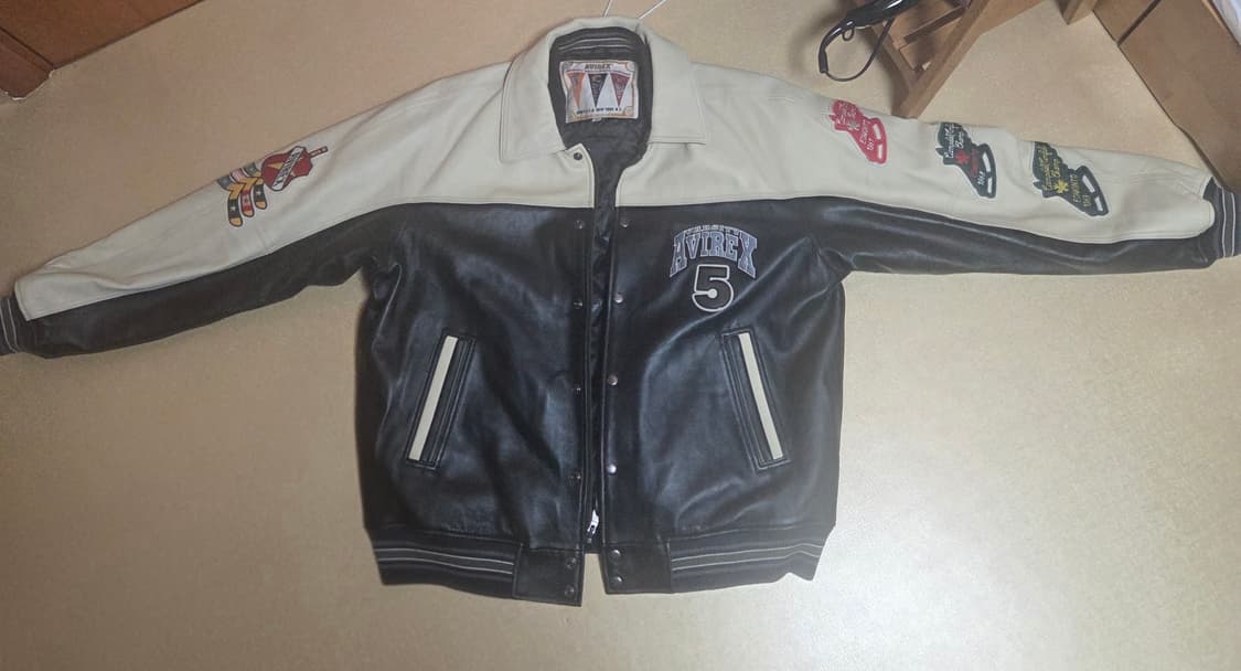 아비렉스 가죽 바시티자켓 2xl 상품이미지4