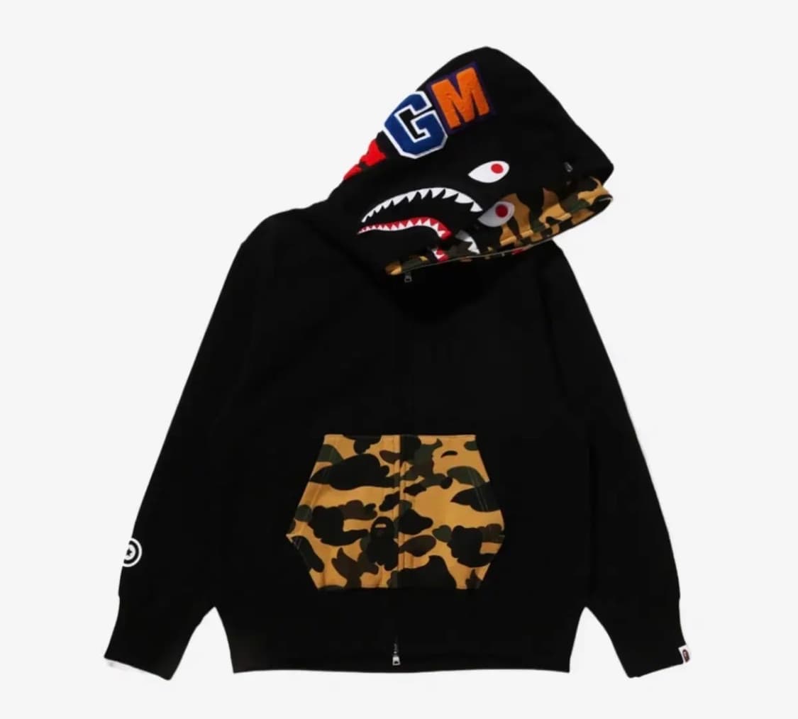 베이프 퍼스트 카모 더블 후드집업 상품이미지1