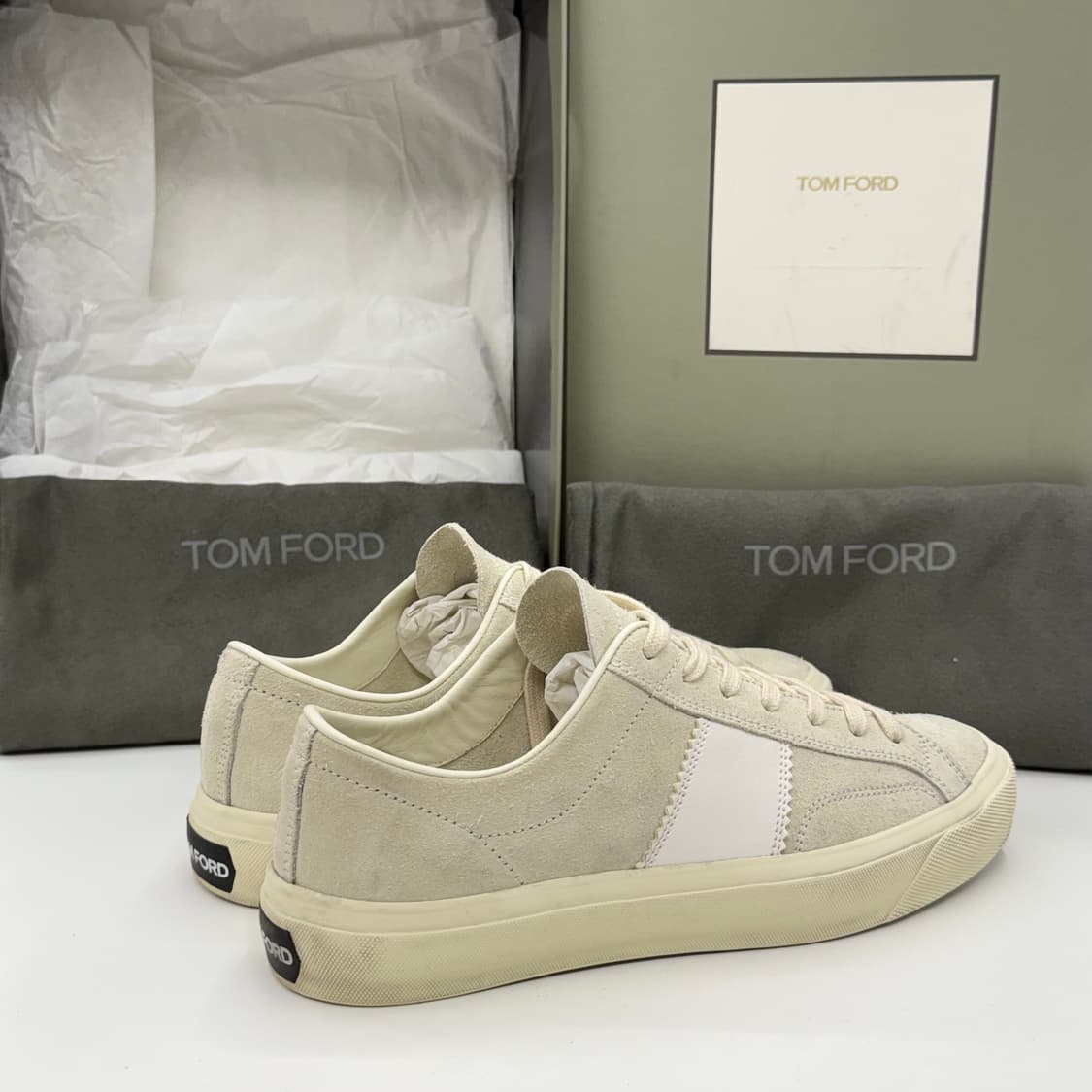 [7.5] 톰포드 캠브리지 스웨이드 스니커즈 상품이미지2