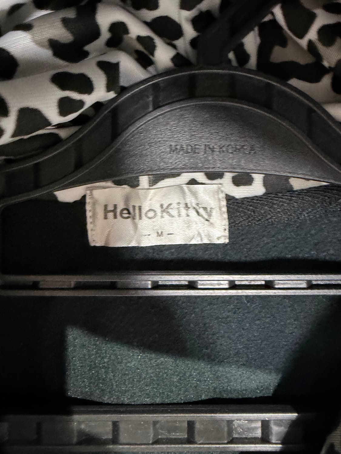 JPN 일본 빈티지 헬로키티 레오파드 호피 갸루 빅로고 져지 후드집업 M 상품이미지9