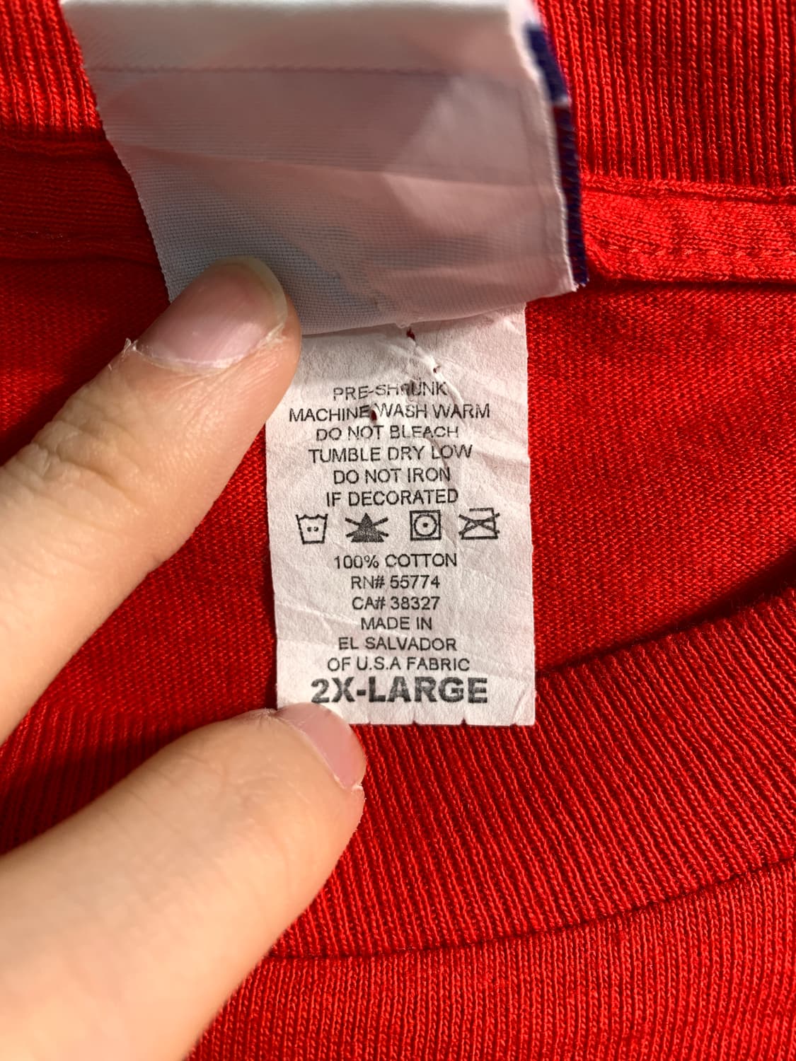 만원샵) USA majestic 마제스틱 빈티지 티셔츠 2XL 상품이미지8