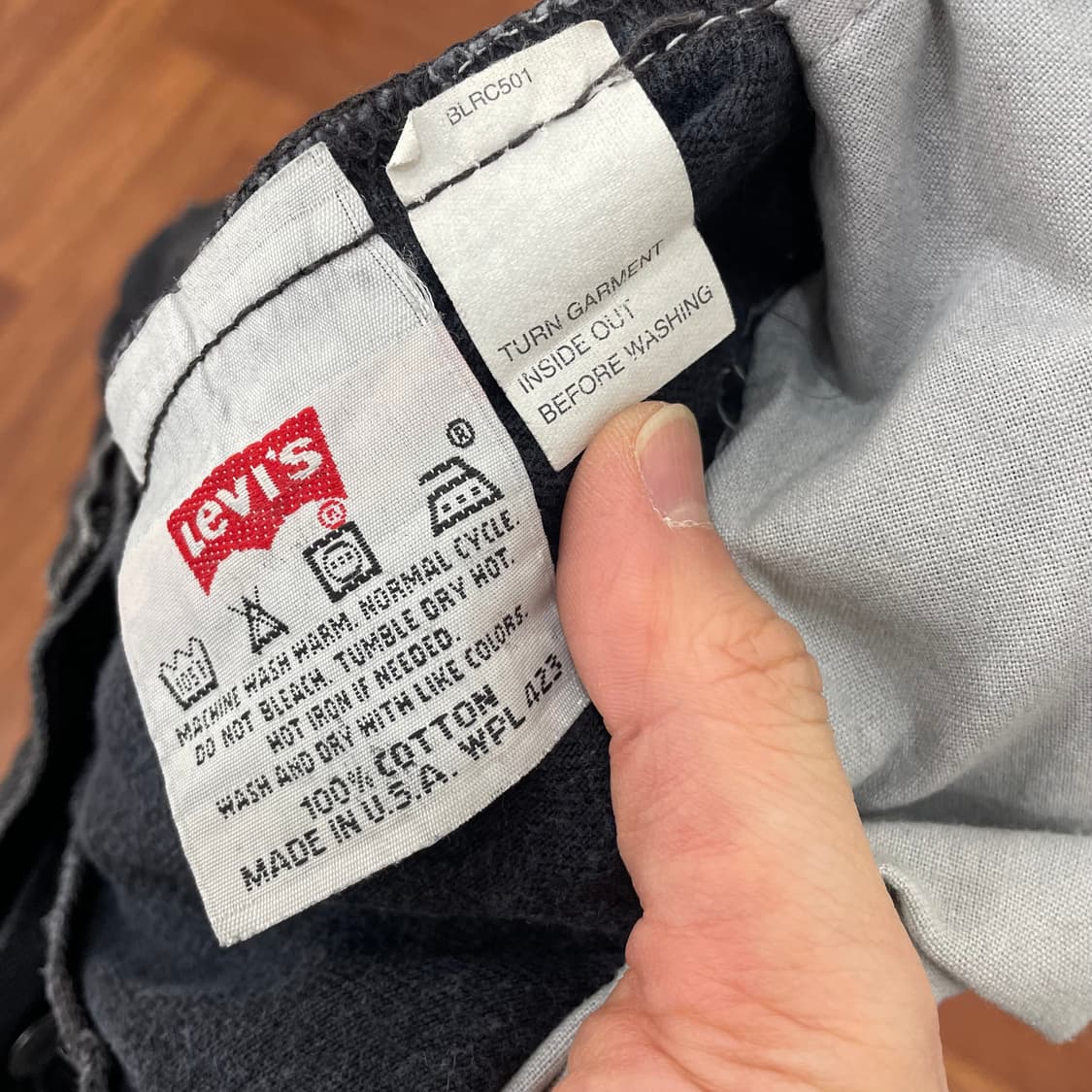 리바이스 usa 501 데님 팬츠 상품이미지5