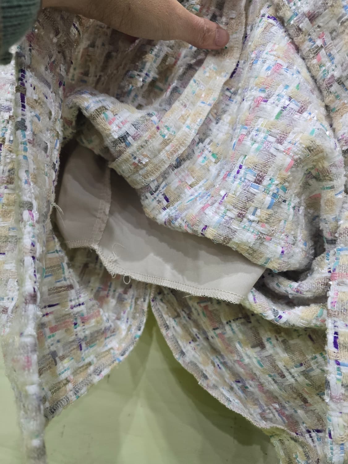 트위드 슬리브리스 원피스 상품이미지8