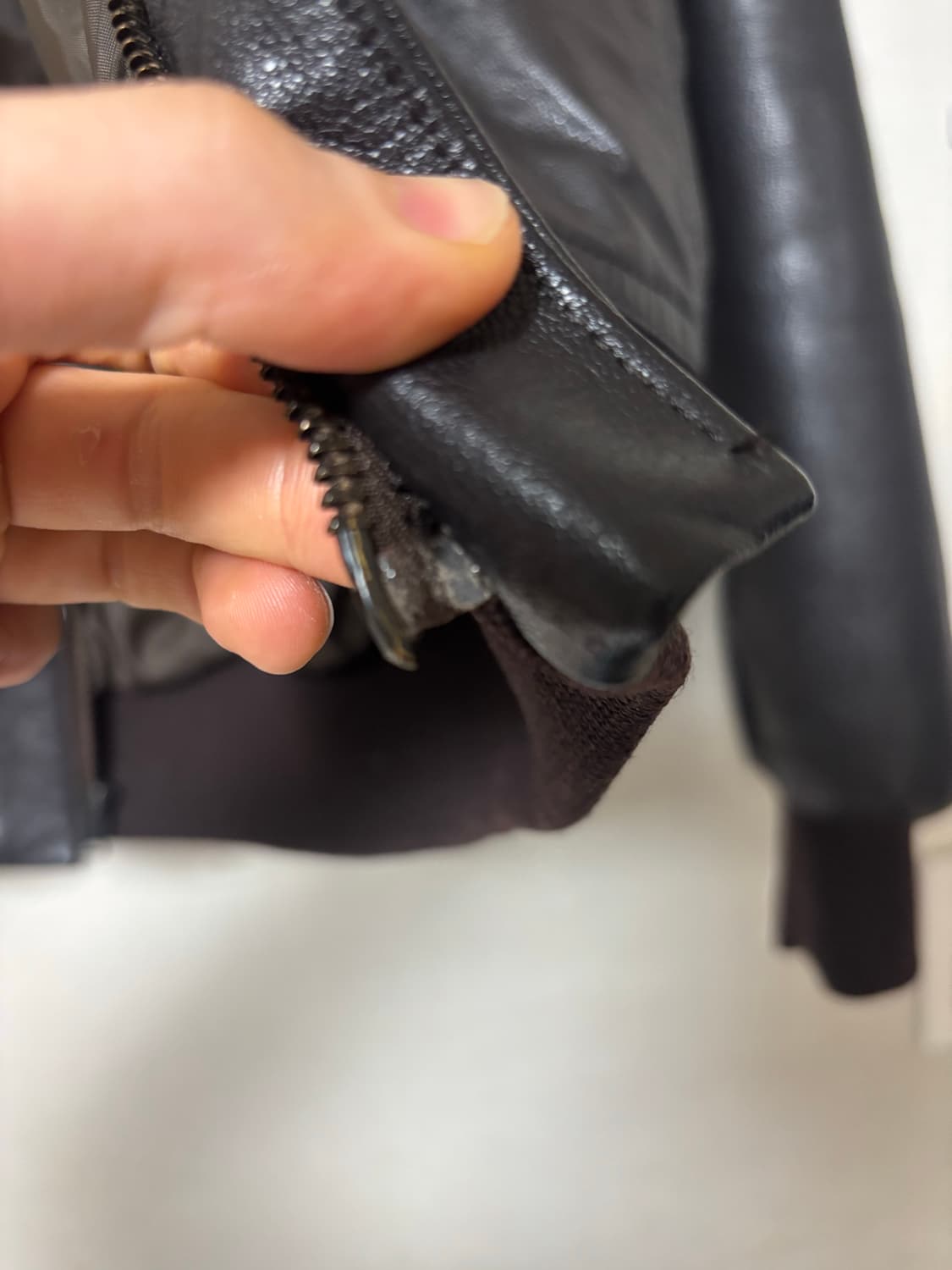 80s 엘엘빈 고트스킨 A2 레더 자켓 상품이미지9