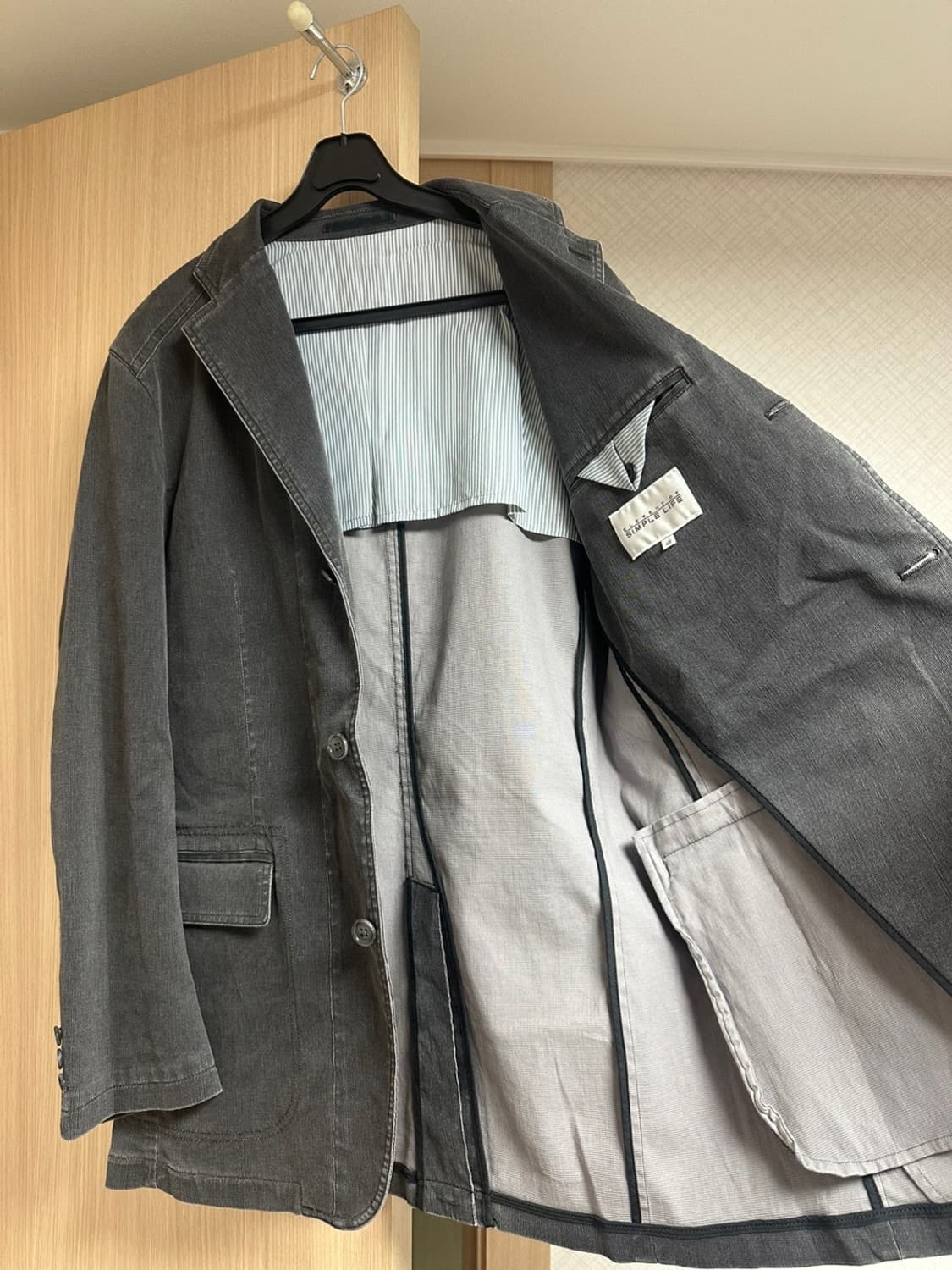 Simple life 면자켓 상품이미지3