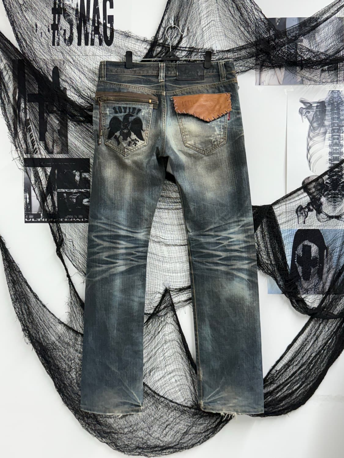 00s embriodery washing jeans 상품이미지1