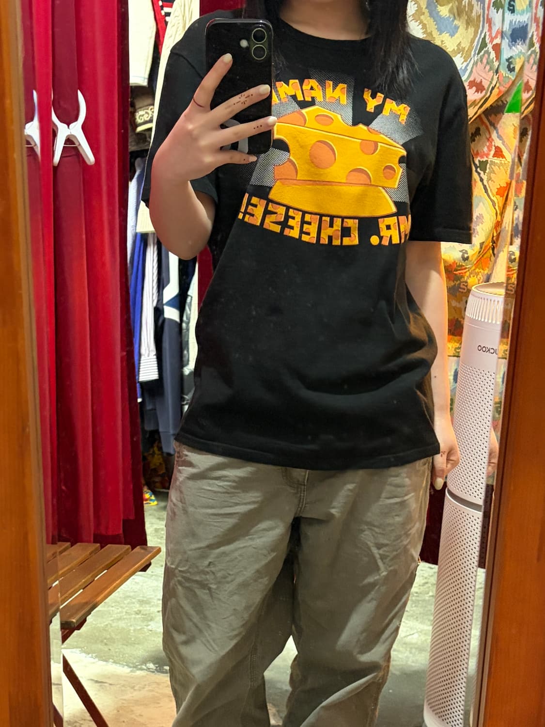 만원샵) 빈티지 반팔티 S C312 상품이미지1