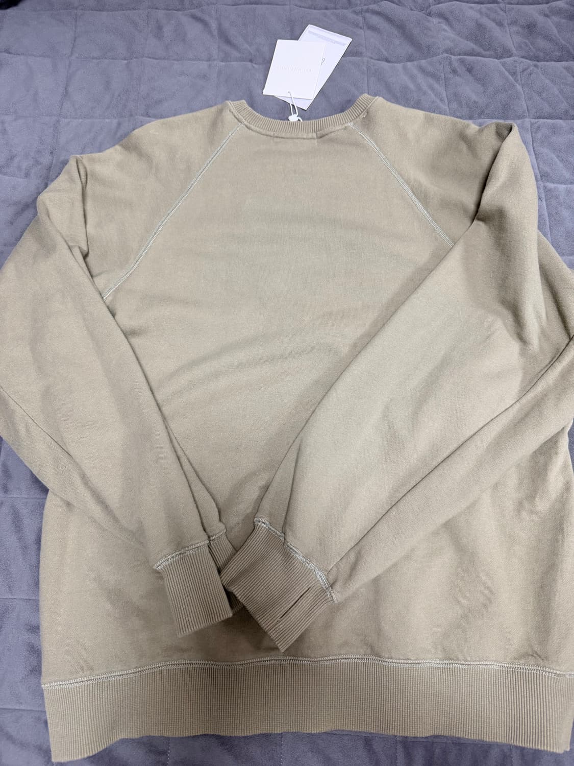 [1] 999 휴머니티 EVD 스웻 맨투맨 (페이디드 올리브) 상품이미지6