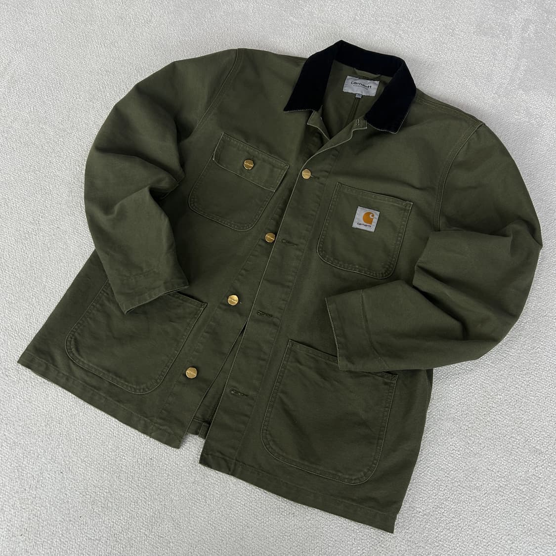 칼하트 쵸어 카키 자켓 상품이미지1