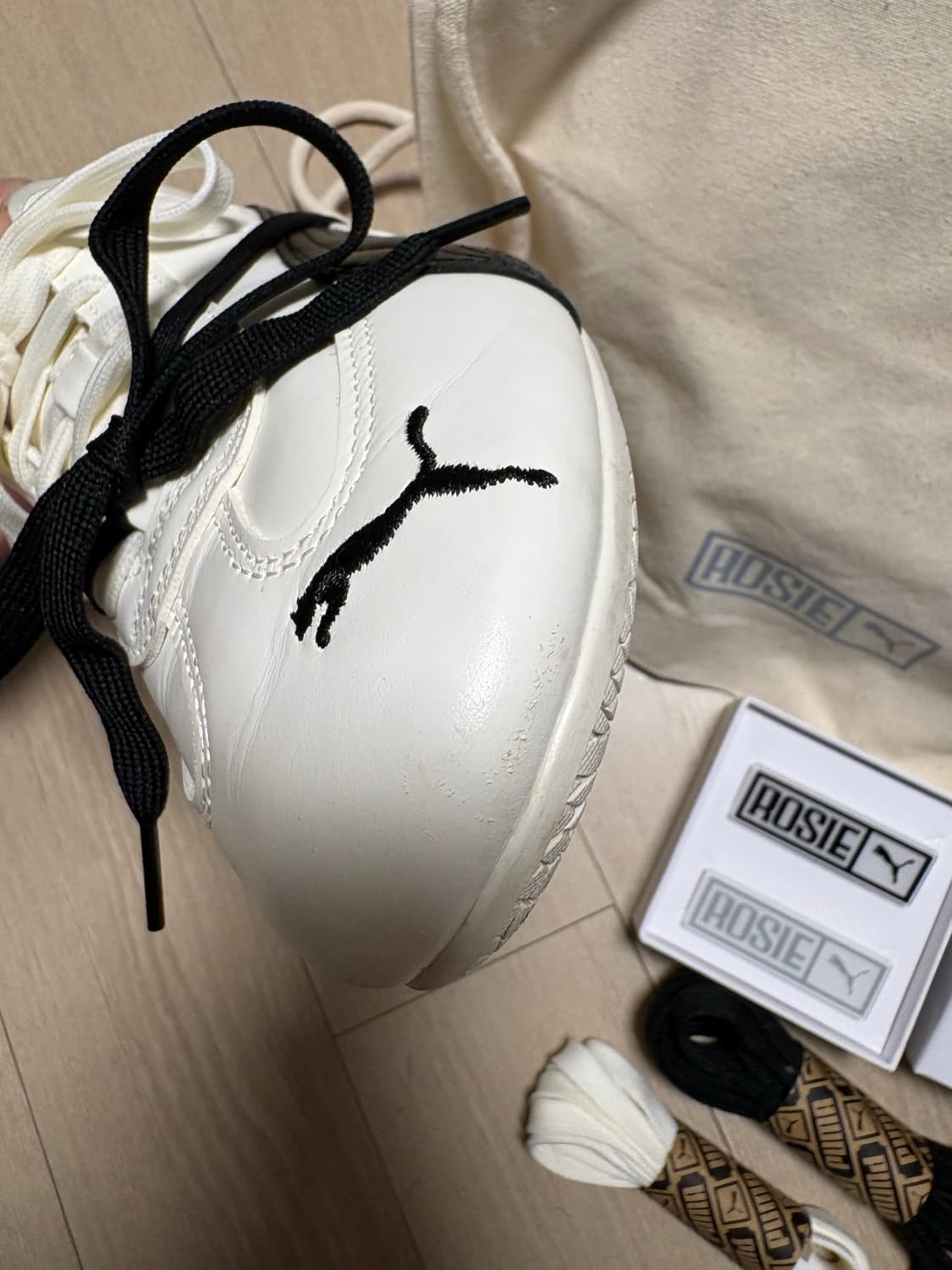 로제 푸마 스피드캣 웜화이트240 상품이미지5