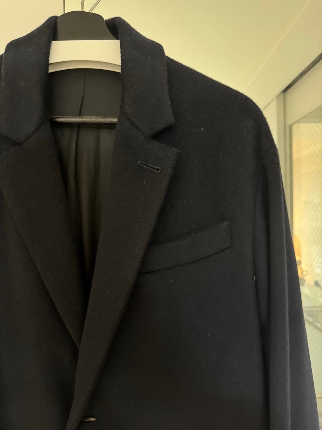 ami 싱글 투버튼 코트 상품이미지2