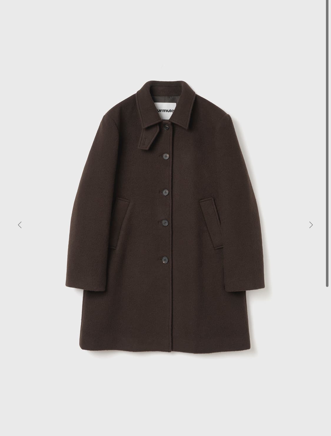 버뮬라 오버사이즈 싱글코트 상품이미지1