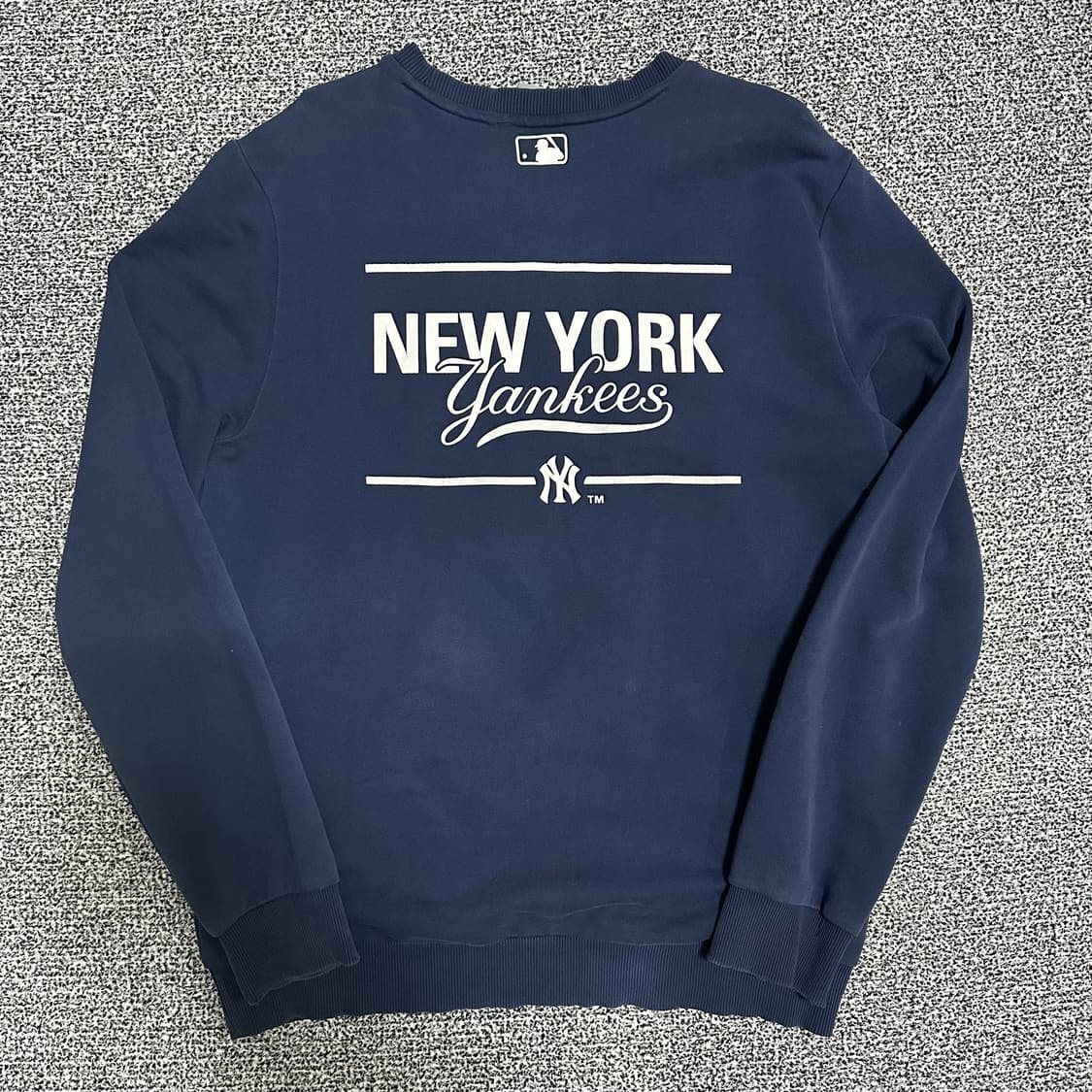 (105) MLB 뉴욕 양키스 네이비 맨투맨 티셔츠 상품이미지3