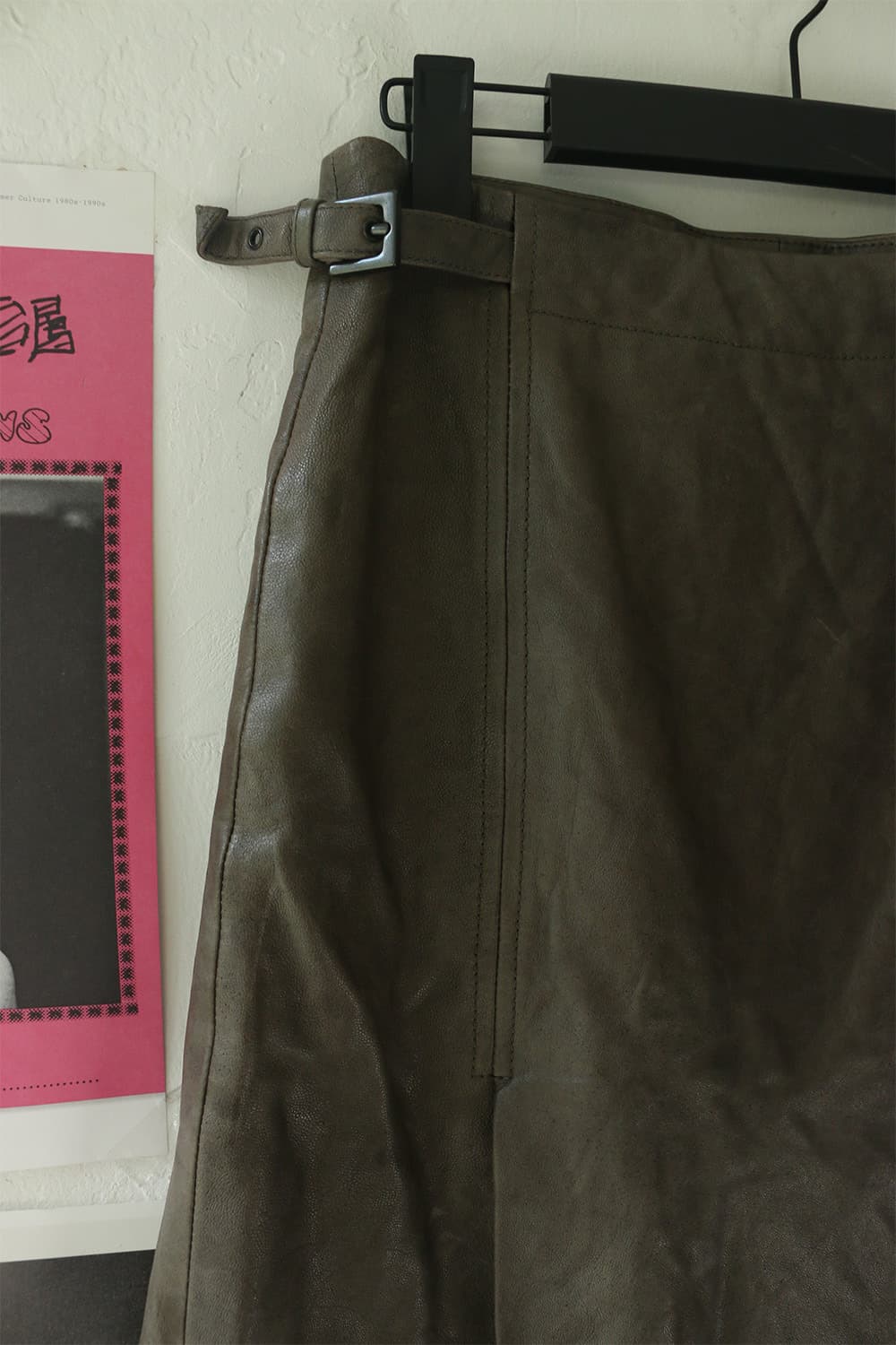 막스마라 레더 플레어 스커트  상품이미지6