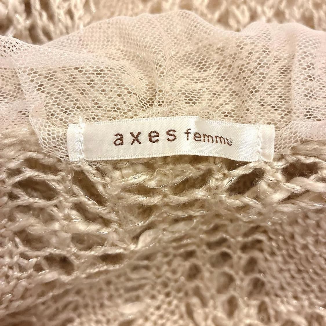 대장급 엑시즈팜 빅 리본 라떼갸루 히메갸루 니트 가디건 빈티지 상품이미지7