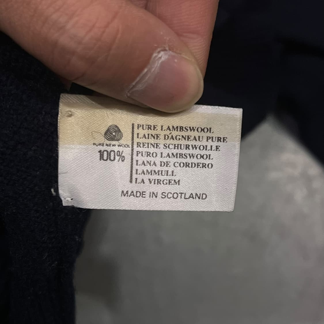  90s 버버리 아가일 골프맨 니트 y14180 상품이미지9