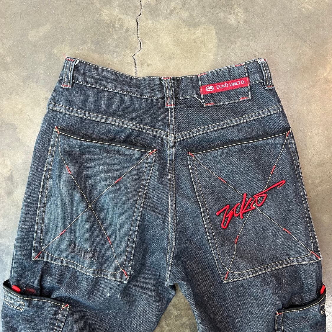 에코언리미티드 힙합 데님팬츠 상품이미지4