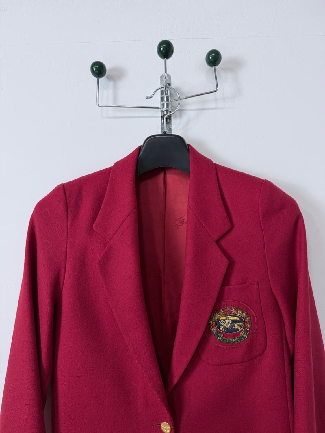버버리 크레스트 로고 금장 블레이져 자켓  상품이미지3