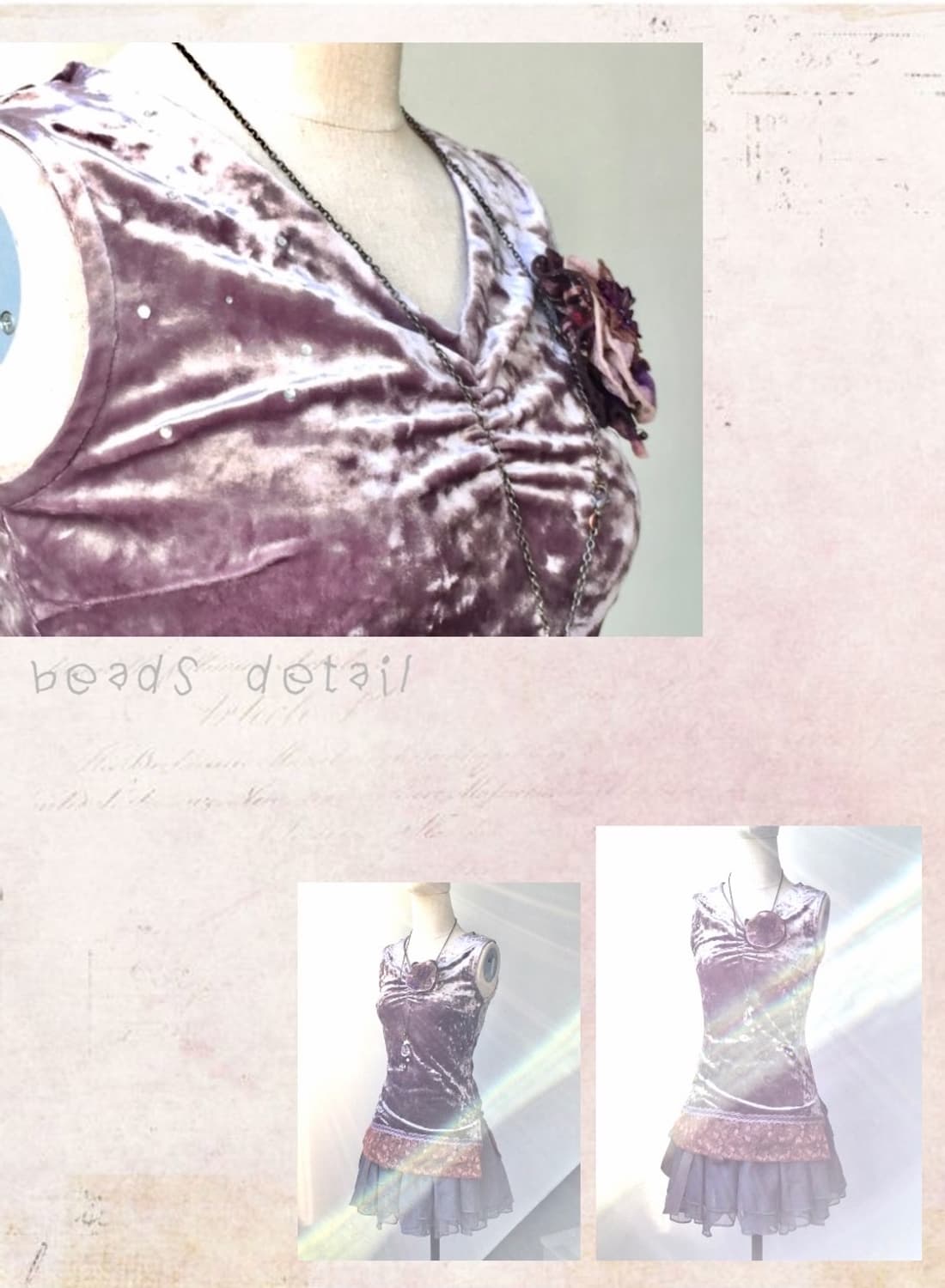 로걀 비즈레이스 슬리브리스 상품이미지1