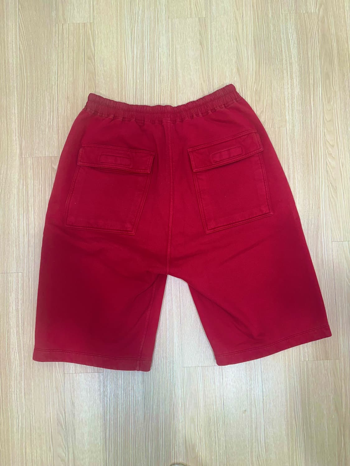 릭오웬스 다크쉐도우 드로우스트링 버뮤다 팬츠 상품이미지2