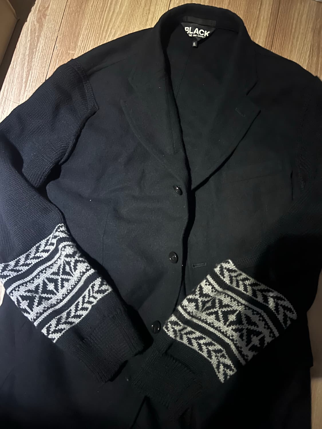 꼼데가르송 니트 도킹 블레이저 상품이미지2