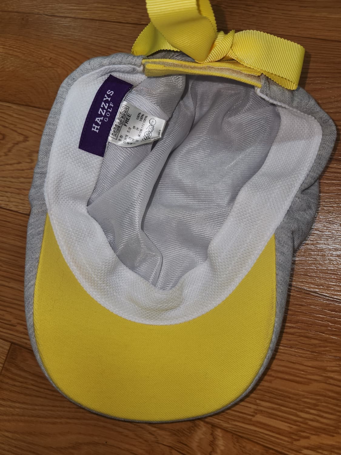 헤지스골프 헌팅캡 모자 회색 상품이미지4