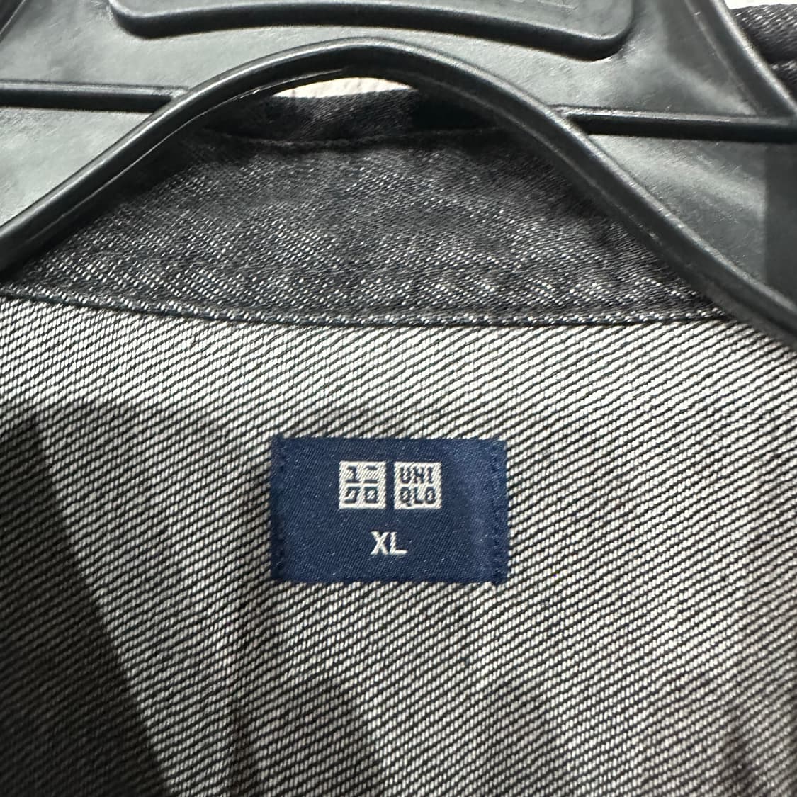 유니클로 데님 흑청남방 105-110 상품이미지3