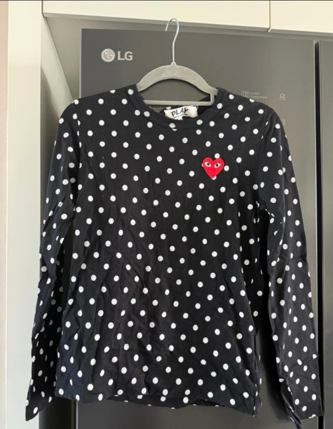 꼼데가르송 도트티 롱슬리브 s 상품이미지3