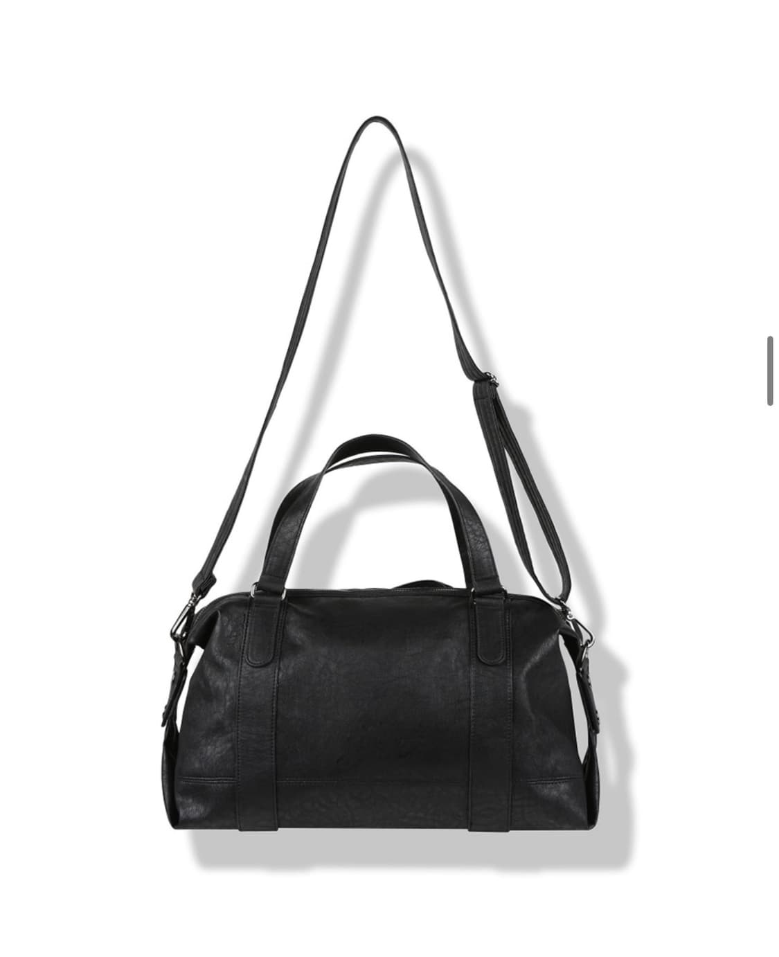 비슬로우 폴드 보스턴백 블랙 상품이미지2