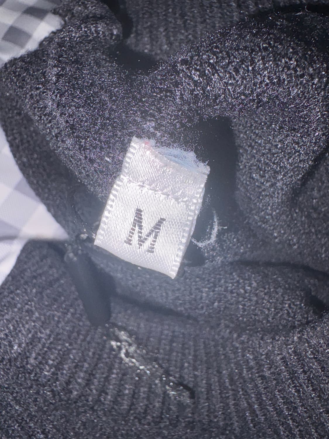 (m)아미 빅로고 니트 블랙 상품이미지4