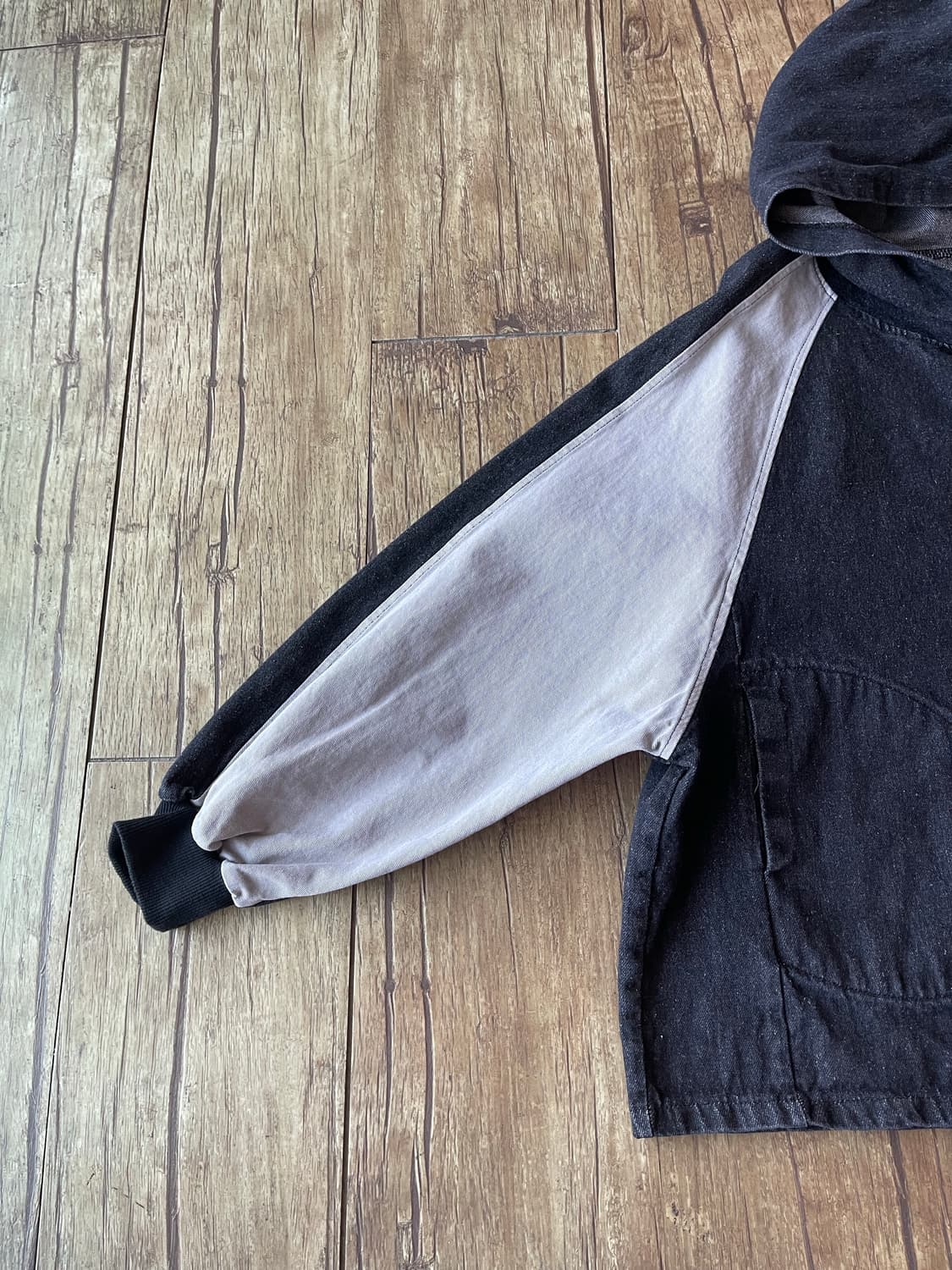 Denim Pullover Hood T-Shirt 상품이미지5