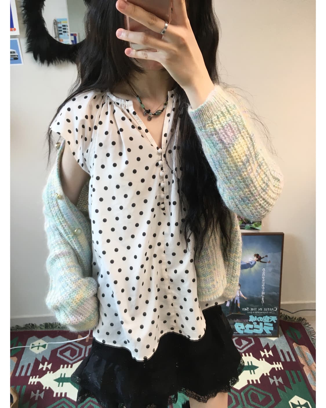 mint polka set (3p) 상품이미지4