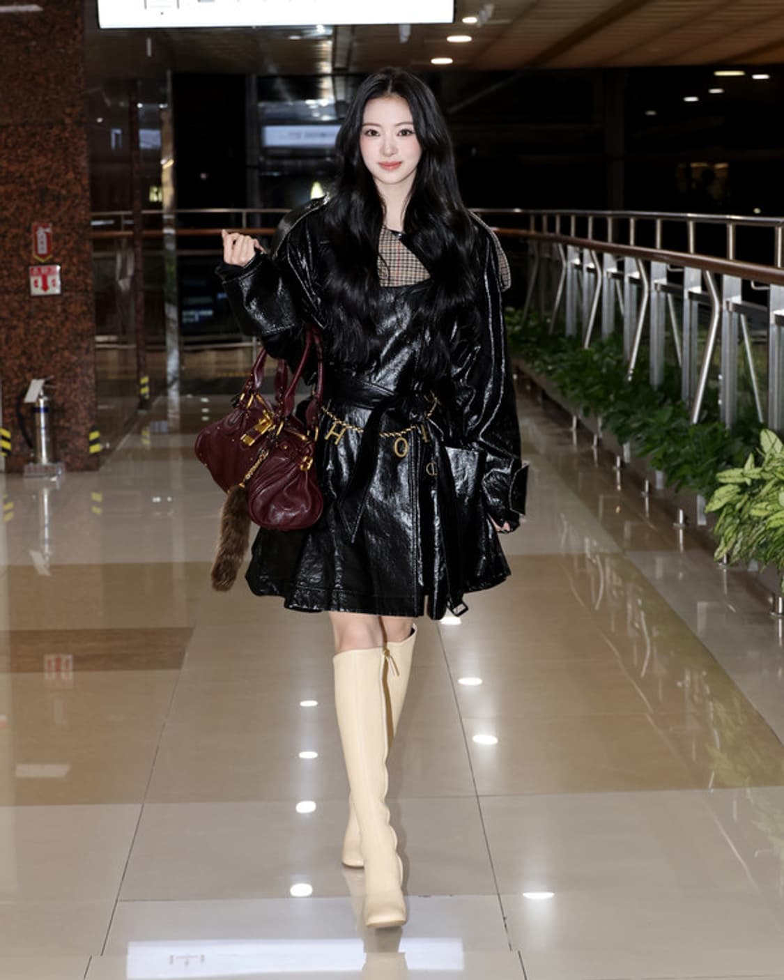 안나 착용) 끌로에 코티드 린넨 코트 36 상품이미지2