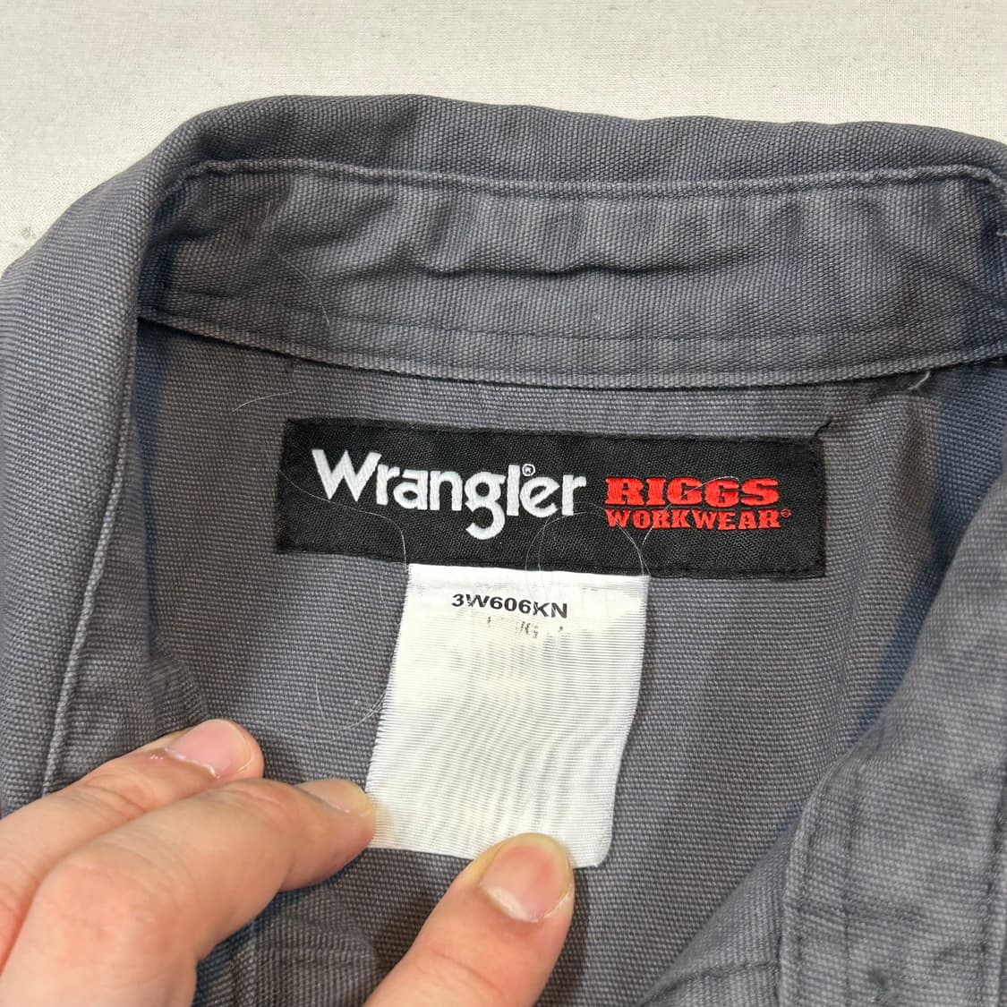 L) Wrangler 랭글러 투포켓 워크웨어 코튼 데님 셔츠 상품이미지7