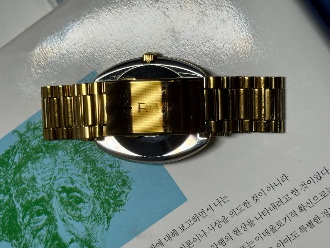 라도 다이아스타 금장 오토매틱 손목시계 단품 상품이미지5
