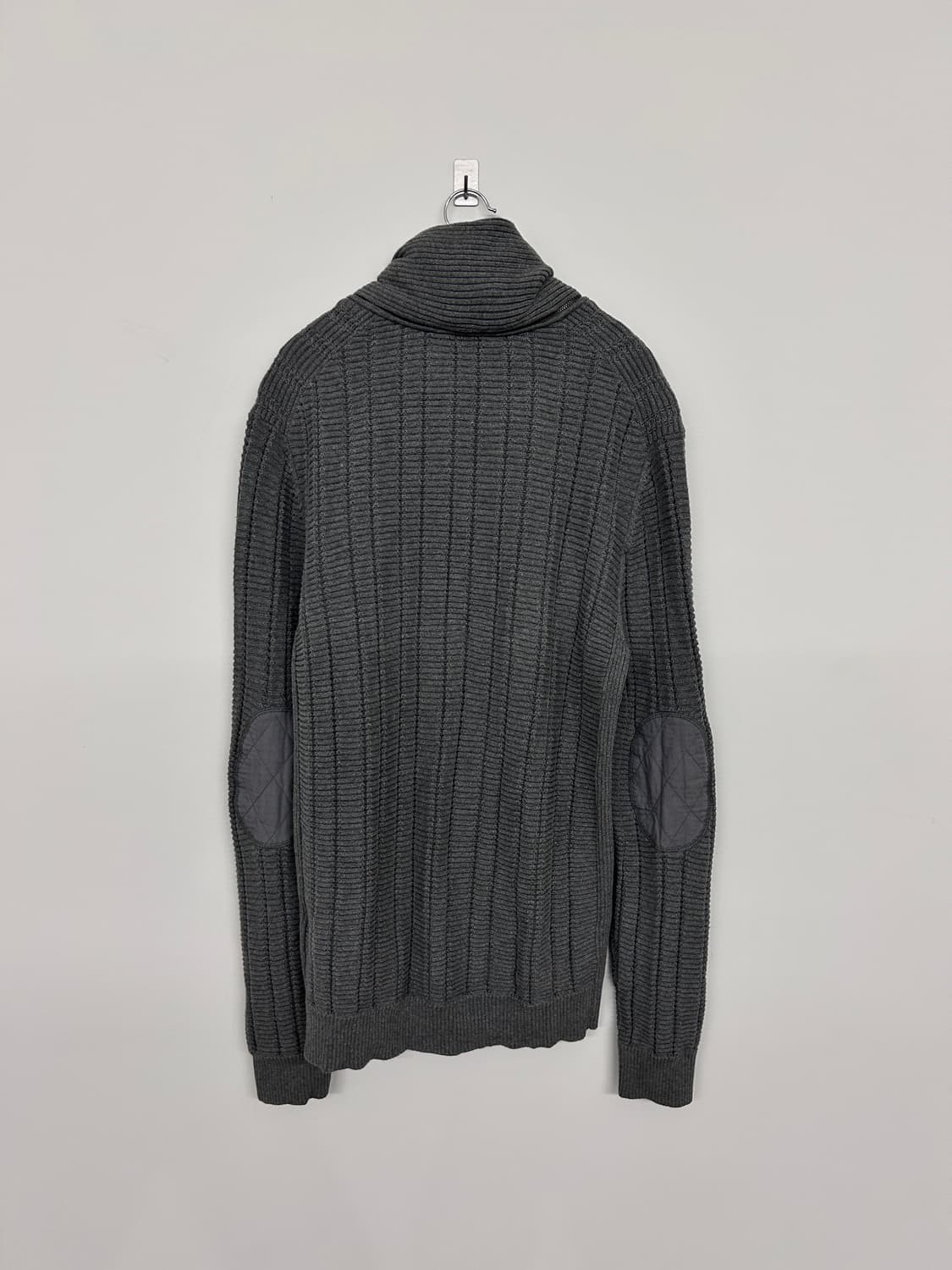 아르마니 숄 카라 니트 집업 상품이미지8