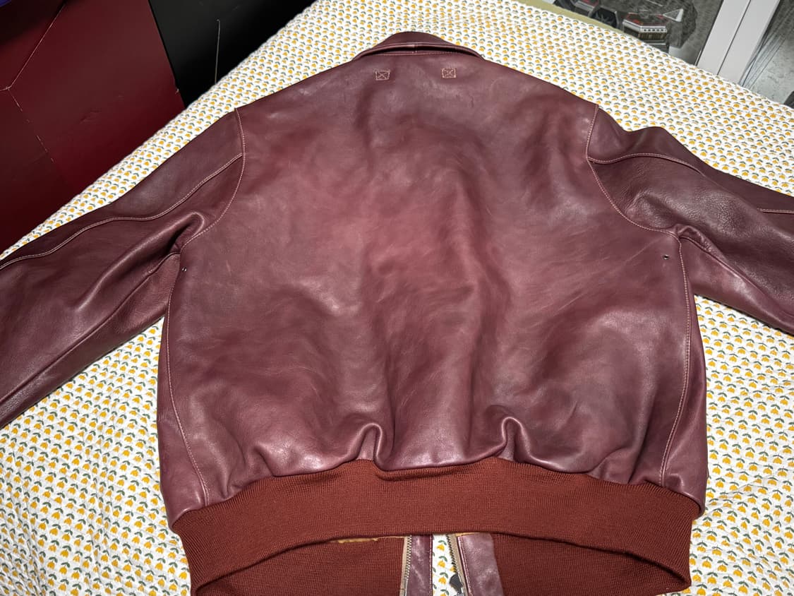 리얼시몬스 버건디 A2자켓 42size 상품이미지3